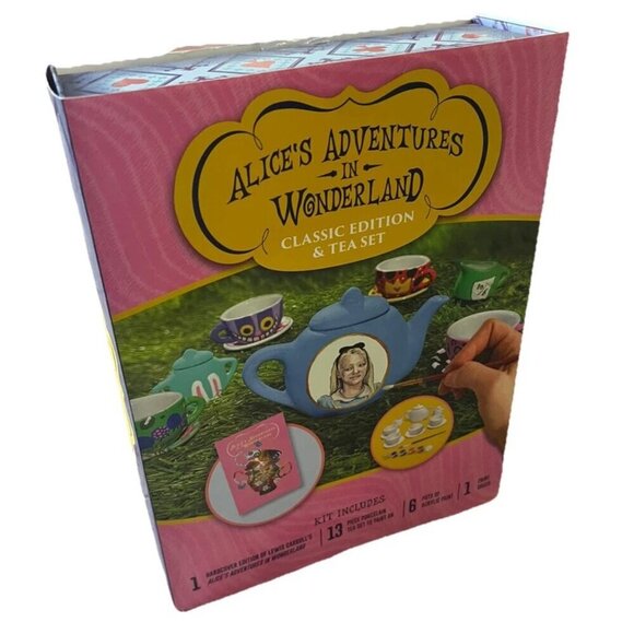 NEW Alice's Adventures In Wonderland Classic Edition Tea Set Project Kit - Picture 2 of 5